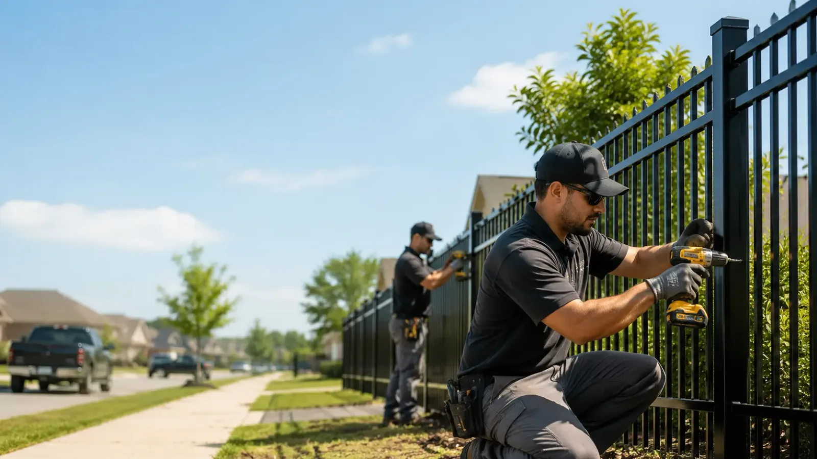 Metal Fence Installation in Hydetown, PA